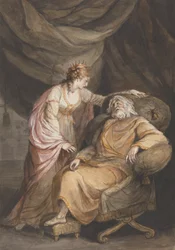 Lear y Cordelia