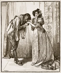 Despedida del Príncipe Carlos a la Infanta, ilustración de 