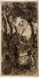 Casa junto a un arroyo