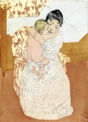 Caricia maternal 1891;de Mary Cassatt