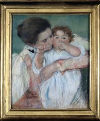 Madre e hijo - por Mary Cassatt, Museo de Orsay