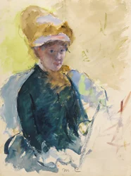 Autorretrato, c.1880 (gouache y acuarela)