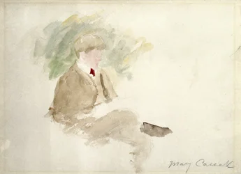 Estudio de un niño (acuarela)