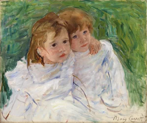 Las hermanas, c.1885 (óleo sobre lienzo)