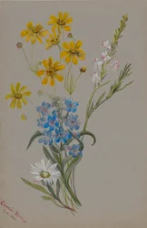 Sin título, grupo de flores