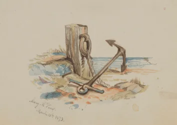 Amarre y ancla sin título, 1873.
