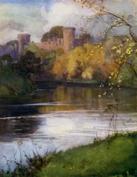 Castillo de Bothwell (litografía en color)