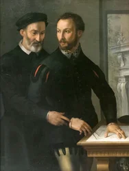 Doble retrato masculino