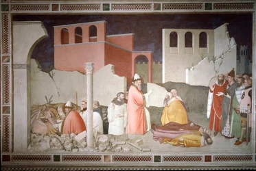 Episodios de la víspera de Año Nuevo: el Papa San Silvestre I cierra la boca del dragón y resucita a dos magos