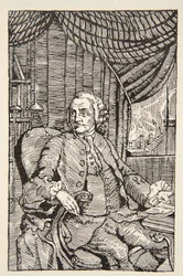 Franklin, copia de Boris Mestchersky (d.1957) ilustración de 