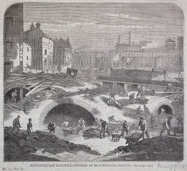 Puente de Blackfriars, Londres, 1863