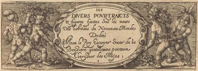 Les divers pourtraicts et figures I (Página de título)