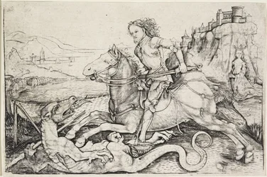 San Jorge y el dragón, c.1480-90
