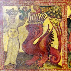 La mujer vestida con el sol, siglos XIV-XV