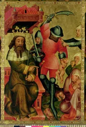 La masacre de los inocentes, detalle del Retablo de Grabow