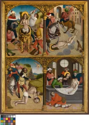 La leyenda de San Jorge, c.1500-10 (óleo sobre tabla)