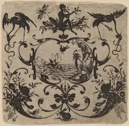 Ornamento con Grotesco
