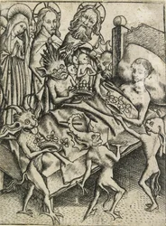 La tentación de la avaricia, siglo XV