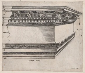 Speculum Romanae Magnificentiae: Entablamento Corintio