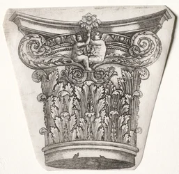 Base y capital con putti, c. 1525-1550