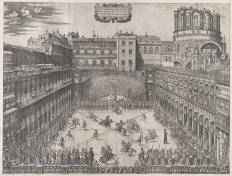 Speculum Romanae Magnificentiae: Torneo del Vaticano, 1565