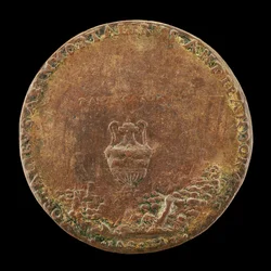 Jarrón en un paisaje [reverso], 1554