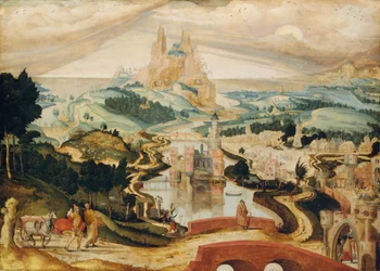 La llegada a Belén, ca. 1540