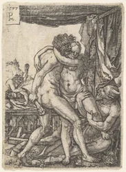 Hércules luchando contra los centauros, 1577