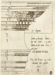 Entablamento del Templo de Cástor y Pólux, Roma