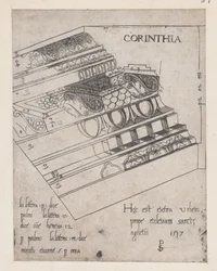 Speculum Romanae Magnificentiae: Entablamento Corintio, 1537