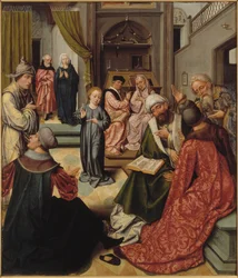 Cristo entre los doctores, 1515
