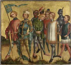 San Gereón de Colonia con soldados, ca. 1460