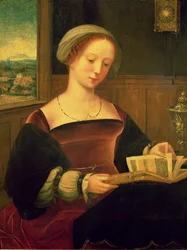 María Magdalena leyendo