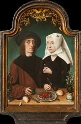 Autorretrato del artista con su esposa, 1496