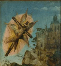 Tríptico del Bautismo de Cristo (detalle)
