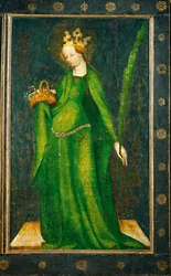 Santa Dorotea, panel de un altar (pintura)