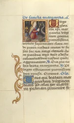 Santa Margarita y el dragón