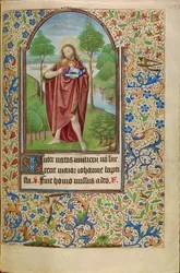 San Juan Bautista señalando al Cordero de Dios