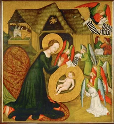 Nacimiento de Cristo (madera)