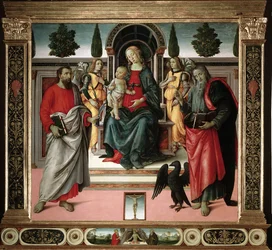 Virgen con niño con San Juan y San Bartolomé
