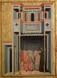 Ciclo de la vida de Santa Cecilia (detalle)