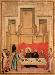 Santa Cecilia y la historia de su vida (detalle)