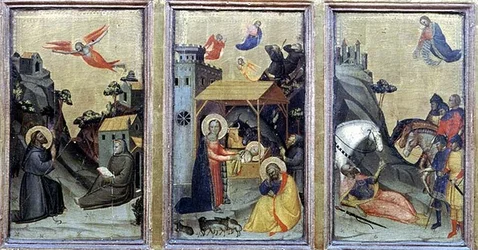 Las Estigmas de San Francisco, La Natividad y La Conversión de San Pablo