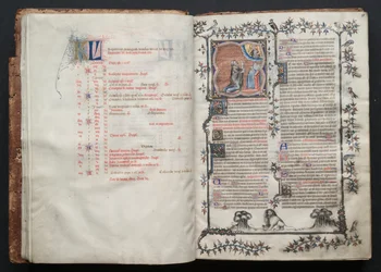 El misal de Gotha: Fol. 10v, Texto, c. 1375