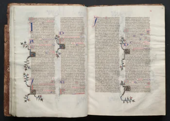 El misal de Gotha: Fol. 13v, Texto, c. 1375