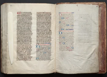 El misal de Gotha: Fol. 164r, Texto, c. 1375