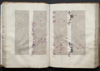 El Misal de Gotha: Fol. 50r, Texto, c. 1375