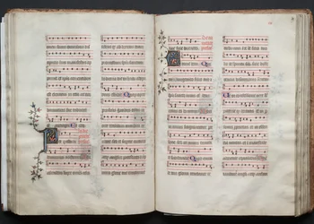 El Misal de Gotha: Fol. 59r, Texto, c. 1375