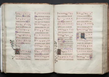 El Misal de Gotha: Fol. 62r, Texto, c. 1375