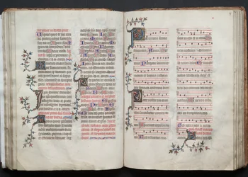 El Misal de Gotha: Fol. 67r, Texto, c. 1375